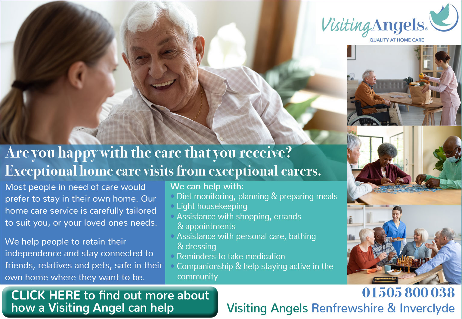 Visiting Angels Renfrewshire and Inverclyde